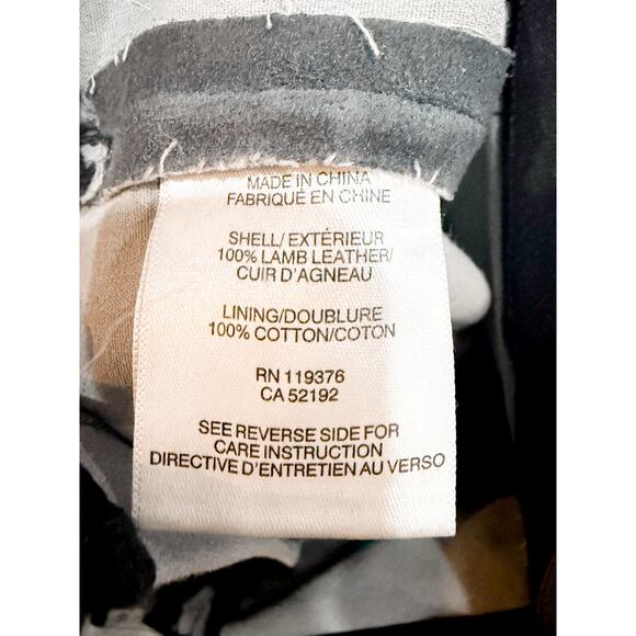 Helmut Lang Lamb Leather Leggings Size 0 - Picture 5 of 5